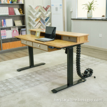 Single smart lift multifunctional desk